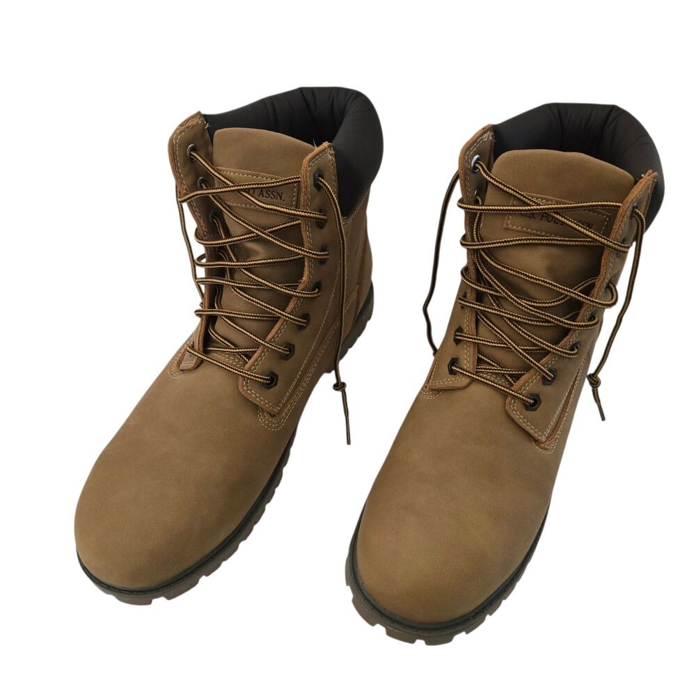 U.S. Polo Assn. Owen Boots Mens Size 12M Light Brown New Without Box